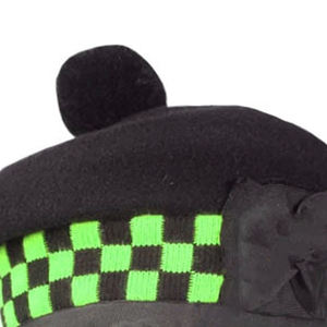 Gorro Balmoral Verde Vibrante Hecho a Mano en Escocia, OEM ODM, Gorros Tradicionales para Kilt, 100% Lana, Más Vendido - Product Image 4