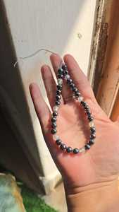 ลูกปัดเพชรโมอิสซาไนต์สีดำและสีขาวขนาด 8 นิ้ว แบบเจียระไนเหลี่ยมเพชรพลอย สำหรับช่างทำเครื่องประดับ ขนาด 6.50 มม. และสินค้าประเภทอื่นๆ เกรด AAA - Product Image 3