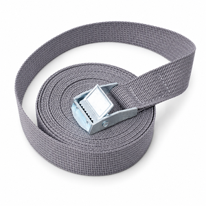Sangle de fixation à cliquet grise de 25 mm en polyester pour le contrôle des charges, vente en gros, du Vietnam - Product Image 1