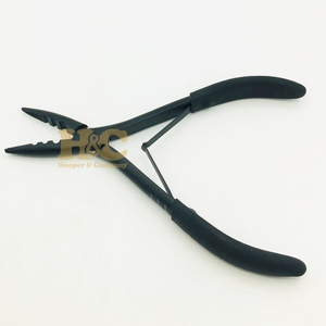 Alicates para Extensiones de Cabello de 3 Orificios, Herramienta Profesional de Acero Inoxidable de Grado Quirúrgico, Alicates para Aplicación de Cinta Adhesiva de Larga Duración - Product Image 5