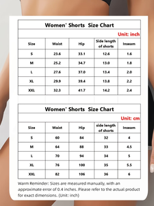 Women's High Waist Black Knitted 95% Cotton Customize Brand Elastic Waist Regular Fit Breathable Sporty Shorts Made Bangladesh - Product Image 6