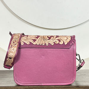 Bolso de Hombro de Cuero Grabado Personalizado para Mujer 2026, Duradero, Ligero, Portátil, de Piel Genuina de Vacuno - Product Image 5