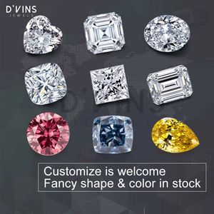 Diamante CVD Cultivado en Laboratorio, Corte Esmeralda, 4CT, Blanco, Suelto, para Joyería, D'vins Jewels - Product Image 5