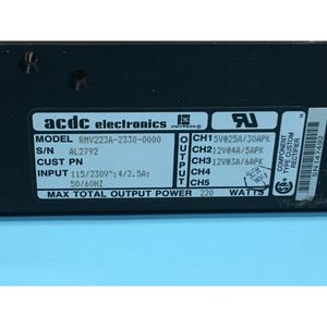 ACDE ELECTRONICS RMV223A-2330-0000 MAX TOTAL - Équipements et composants semi-conducteurs d'occasion fiables à l'échelle mondiale - Product Image 3