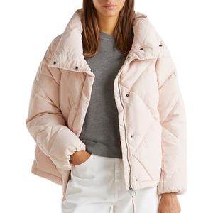 New Arrival Women High Quality Puffer <b>Jacket</b> Unique Style Breathable NylonStand Collar Latest Design Wholesale Puffer Jacket2026 - Product Image 4