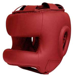Casque de boxe en cuir et PU de haute qualité pour adultes, OEM ODM, pour MMA, kickboxing, muay thai, karaté, taekwondo, entraînement sportif - Product Image 5