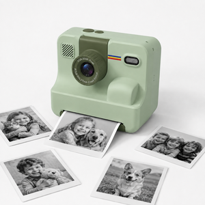 Appareil photo instantané pour enfants en gros, mini imprimante photo thermique, jeux, enregistrement vidéo, 203 dpi, batterie 1200 mAh, écran 2,4 pouces, carte SD - Product Image 1