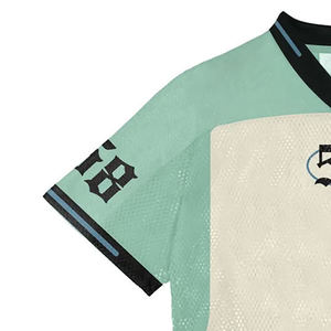 Camiseta de Fútbol de Malla Sublimada de Alta Calidad con Nuevo Diseño, Camiseta de Fútbol OEM Personalizada para Hombre, Camiseta Deportiva Holgada - Product Image 6