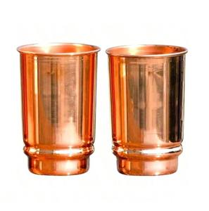 Verre en cuivre pur pour la cuisine, gobelet en cuivre pour l'eau, tasse à eau en cuivre pour boire - Product Image 1