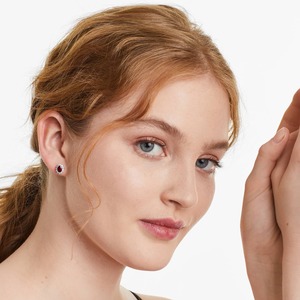Elegant 925 Sterling <b>Silver</b> Moissanite Diamond <b>Stud</b> Earrings Shiny Oval Shape Timeless Sparkle Fine <b>Stud</b> Earring Jewelry - Product Image 2