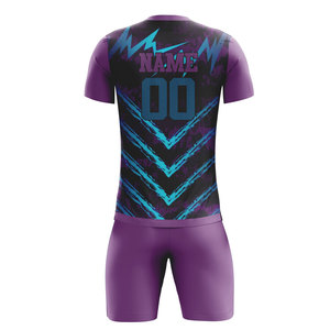 2026 Customized Professional Soccer Uniform <b>Set</b> O Neck Soccer Jersey Short Sleeve Low Price Football Uniform Team Kit - Product Image 2