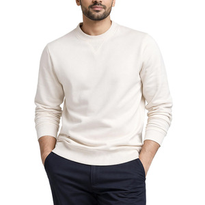 Sudadera casual de moda con logotipo personalizado disponible, sudadera de cuello redondo para hombre, sudadera de algodón premium para venta en línea. - Product Image 3