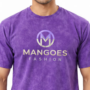 Camiseta de Verano Unisex de Alta Calidad, Estilo Vintage con Lavado Ácido, Cuello Redondo Amplio, 100% Algodón, Manga Corta, Corte Holgado, Ecológica - Product Image 3