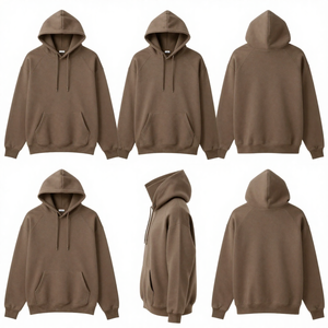 Sudadera Personalizada con Cierre de Cremallera, 100% Algodón, Estilo Oversize, Estampado Personalizado, Ecológica, Vintage, Streetwear, Tallas Grandes para Hombre - Product Image 3