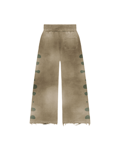 Survêtement d'hiver personnalisé pour homme, coupe courte, zippé, 100% coton, effet délavé soleil et délavé à l'acide, comprenant un sweat à capuche et un pantalon de survêtement évasé, avec broderie et appliqué - Product Image 5