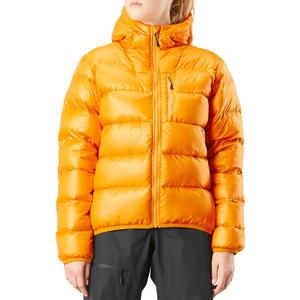 Chaquetas Acolchadas para Mujer, Chaquetas Cortas con Capucha, Chaqueta de Plumón Naranja Premium para Mujer, Chaqueta Acolchada Cálida y Acogedora de Moda para Invierno - Product Image 1