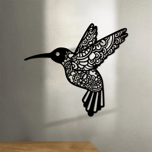 CIFbuy Decorazione da Parete Vintage a Forma di Colibrì in Ferro per Interni ed Esterni, Giardino, Patio, Soggiorno, Casa - Servizio di Ritiro Disponibile - Product Image 5