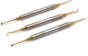 6 Pcs <b>Kit</b> Manual Dental Composite <b>Resin</b> Filled Scraper Filling Spatula Double Headed Restoration Tool By Grip Surgical - Product Image 3