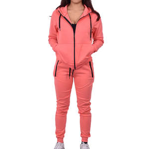 Conjunto de Chándal Deportivo Unisex de Forro Polar Térmico con Cremallera Completa, Diseño Liso, Novedad 2026, Ropa Deportiva Modesta - Product Image 3