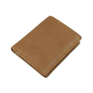 Crazy Horse Bifold Leather Men's <b>Purse</b> Women's Wallet <b>RFID</b> Card Holder Sleeves Heat Transfer Embossing Logo Carteras Short Open - Product Image 1