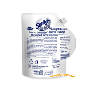 Detergente Líquido para Platos Sunlight con Aroma a Té Verde Matcha, Ecológico, 2 kg, Limpiador de Cocina - Product Image 4