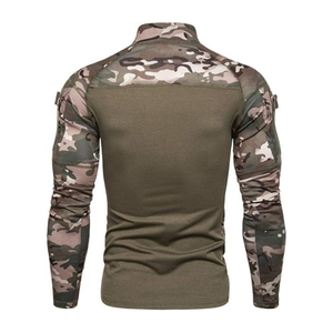 Camisas de Uniforme Táctico Personalizadas para Hombre 2026, Manga Larga, Ligeras, de Alta Calidad, Mezcla de Algodón y Poliéster, Camuflaje - Product Image 2
