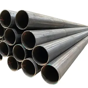 厂家供应价格低碳钢圆管din st 52黑色焊接无缝铁金属钢管