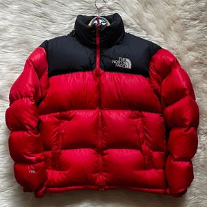 Black Red Plus Size High Quality Unisex Winter Puffer <b>Jacket</b> 100% <b>Filled</b> Waterproof Breathable Quick Dry Reversible Velour - Product Image 4