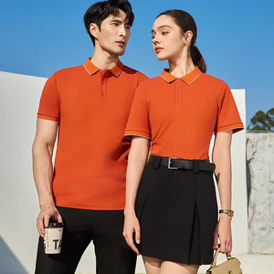 Camisetas Unisex de Verano con Logotipo Bordado en la Parte Delantera, 75% Algodón, Cierre de Botones, Tejido Regular, Secado Rápido, Transpirables, Manga Corta, Tallas hasta 4XL, ODM - Product Image 1
