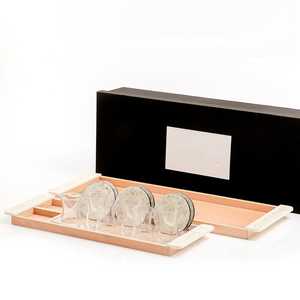 Plateau de service en nacre au design le plus récent avec assiettes à thé, rectangulaire, écologique, compatible lave-vaisselle, pour usage domestique, vaisselle et assiettes - Product Image 4