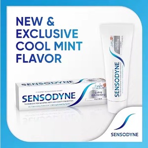 Pasta Dental Sensodyne Repair Protect Blanqueadora para Adultos, 20g, Tamaño Regular, Esmalte Más Fuerte, Cuidado para Dientes Sensibles, Antibacteriana - Product Image 3