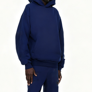 Sudadera con capucha extragrande de algodón grueso con estampado gráfico, estilo urbano, vintage, lavada, holgada, transpirable, con efecto desgastado, estampado en relieve y pedrería - Product Image 2