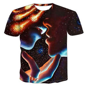 T-shirt de sport 3D respirant pour homme, impression personnalisée en sublimation couleur intégrale, grandes tailles, vêtements anime OEM ODM de qualité supérieure. - Product Image 5