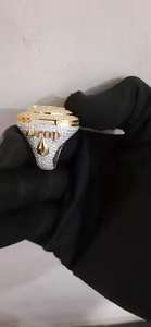 Elegante Anillo de Compromiso Solitario de Plata de Ley con Moissanita VVS de Alta Estética, Corte Brillante y Engaste Clásico de Garras de Alta Calidad - Product Image 2