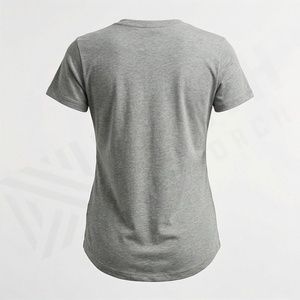 T-shirts pour femmes de haute qualité, respirants, à manches courtes, en satin polyester, personnalisables, pour toutes les saisons, vêtements décontractés, vente en gros - Product Image 2