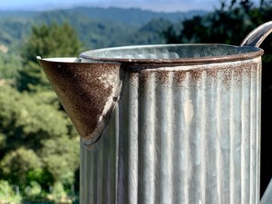 Maceta Galvanizada Estilo Jarra, Maceta de Metal Rústica para Decoración de Hogar, Jardín, Balcón y Patio, Pieza Decorativa Multiusos - Product Image 2