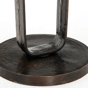 Mesa de Centro ANIS and SONS Hecha a Mano con Detalles de Aluminio Ecológico, Acabado Negro Mate, para Sala de Estar, Dormitorio, Oficina, Muebles para el Hogar - Product Image 2