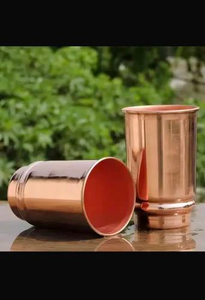 Vaso de Agua Hecho a Mano 100% Cobre Puro, de Lujo, Ecológico, Apto para Lavavajillas y Microondas, con Diseño Personalizado, Unisex, para Hogar, Oficina, Gimnasio, Fiestas - Product Image 4