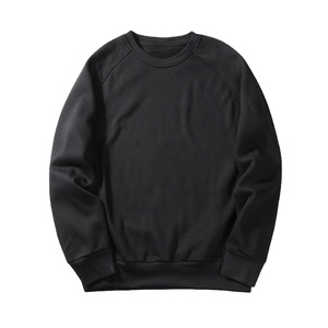 2024 nueva sudadera de moda para hombre 100% algodón Casual colores lisos venta al por mayor OEM exportación orientada diseño personalizado de alta calidad - Product Image 2