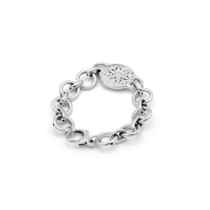 Brazalete de Cadena de Plata 925 con Medallón Árbol de la Vida - Product Image 1