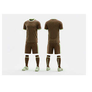 Maillot et short de football personnalisés par sublimation – Tenue d'équipe |   Tailles pour hommes, femmes et jeunes |   Vêtements de sport légers et à séchage rapide - Product Image 5