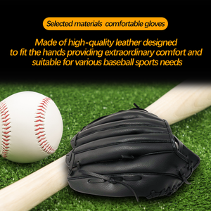 Warpro Industry Synthetic Insulated <b>Baseball</b> <b>Glove</b> Left-Handed Catcher Full Finger H-Web Hook Loop Closure Adult Size Non-Slip - Product Image 5