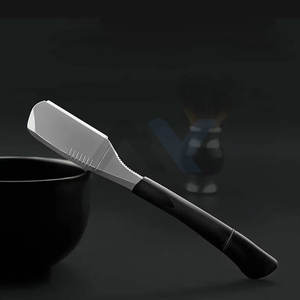 Maquinilla de Afeitar Manual de Acero Inoxidable Premium, Nueva, No Plegable, para Bikini, Axilas y Cejas, con Mango Recto - Product Image 2