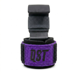 Neoprene Weightlifting Wrist Support Heavy Duty Lifting Hooks Anti Slip Grip Breathable Gym Training <b>Straps</b> Deadlift Strength - Product Image 2