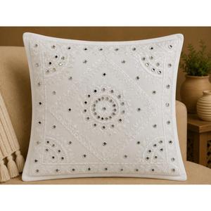 Indian Embroidery Cushion Cover Boho Handmade Pillowcase Decorative Sofa <b>Pillow</b> Bedroom Home <b>Decor</b> - Product Image 4