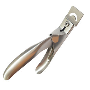 Cortador de Uñas Profesional de Alta Calidad, Ajustable, de Acero Inoxidable y Acrílico, con Cuchilla Curva y Abertura de Mandíbula Ancha para Uso en Dedos - Product Image 1