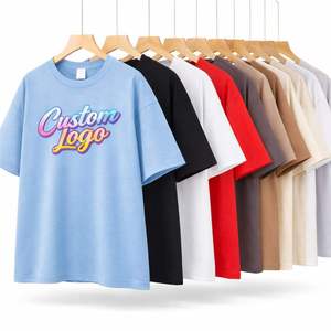 เสื้อยืดโอเวอร์ไซส์โลโก้สั่งทำ ผู้ผลิตเสื้อยืดผ้าคอตตอนหนานุ่มทรงหลวม สไตล์สตรีทแวร์ สำหรับผู้ชายและผู้หญิง - Product Image 2