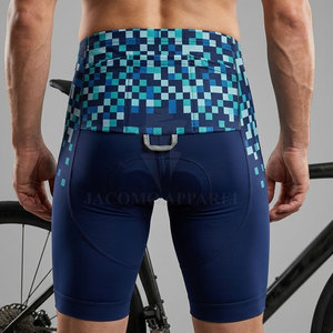 Vente directe d'usine, shorts de cyclisme pour hommes personnalisés avec logo, sans coutures, confortables, pour la salle de sport, les entraînements et les activités quotidiennes. - Product Image 6