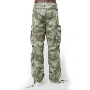 Pantalones Cargo de Camuflaje Verde Personalizados, Resistentes, Teñidos, Estilo Urbano, de Pierna Ancha, Tácticos, para Hombre, de Algodón, Sarga, Lona, Fabricante OEM - Product Image 2