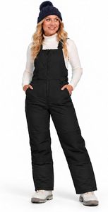 Overol de Nieve Impermeable y Cortavientos para Mujer, Color Negro, con Cierre de Cremallera y Aislamiento Sintético para Esquí de Invierno - Product Image 3